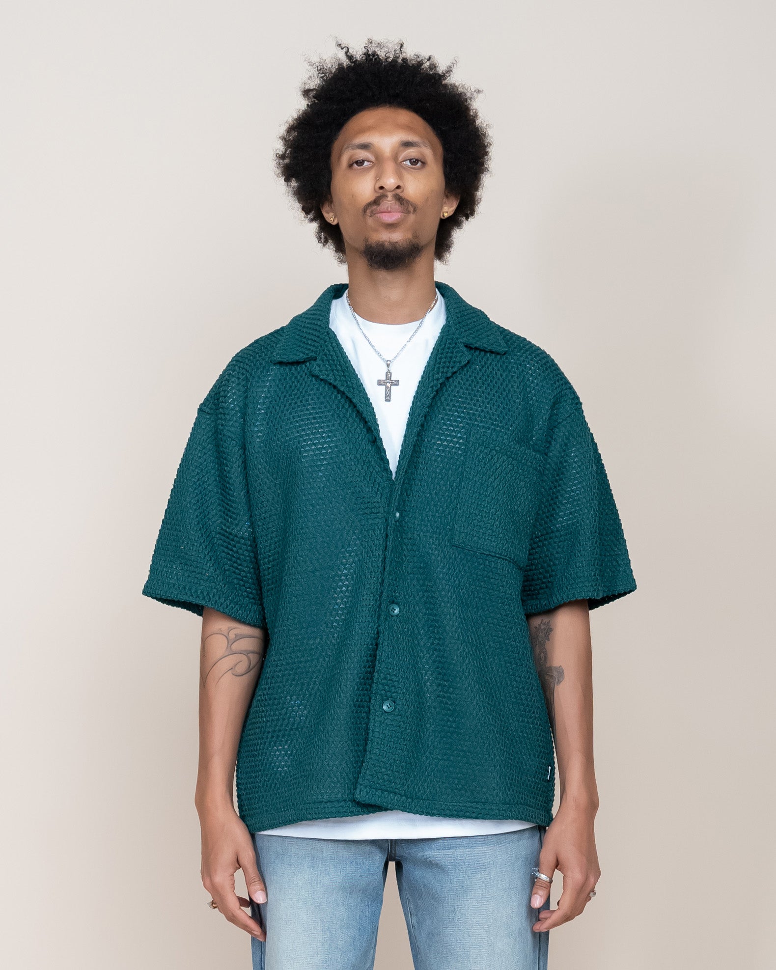 EPTM BUBBLE SHIRT - HUNTER GREEN