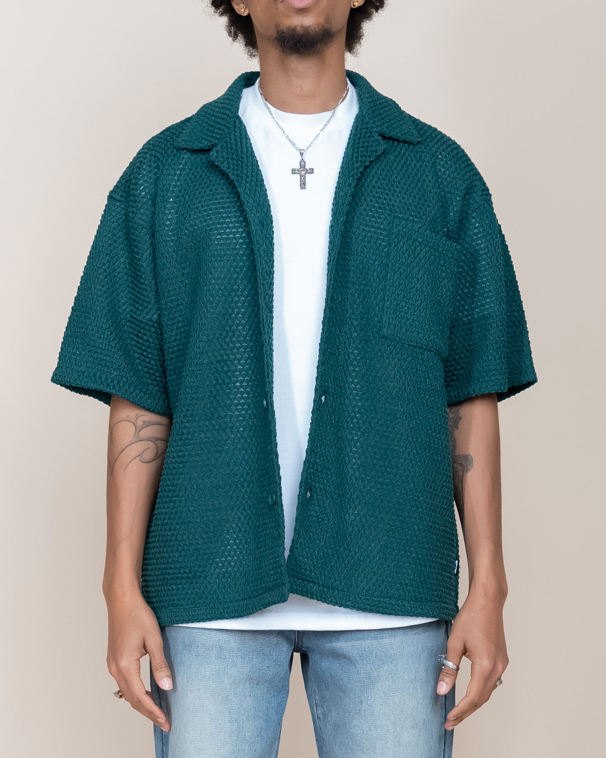 EPTM BUBBLE SHIRT - HUNTER GREEN