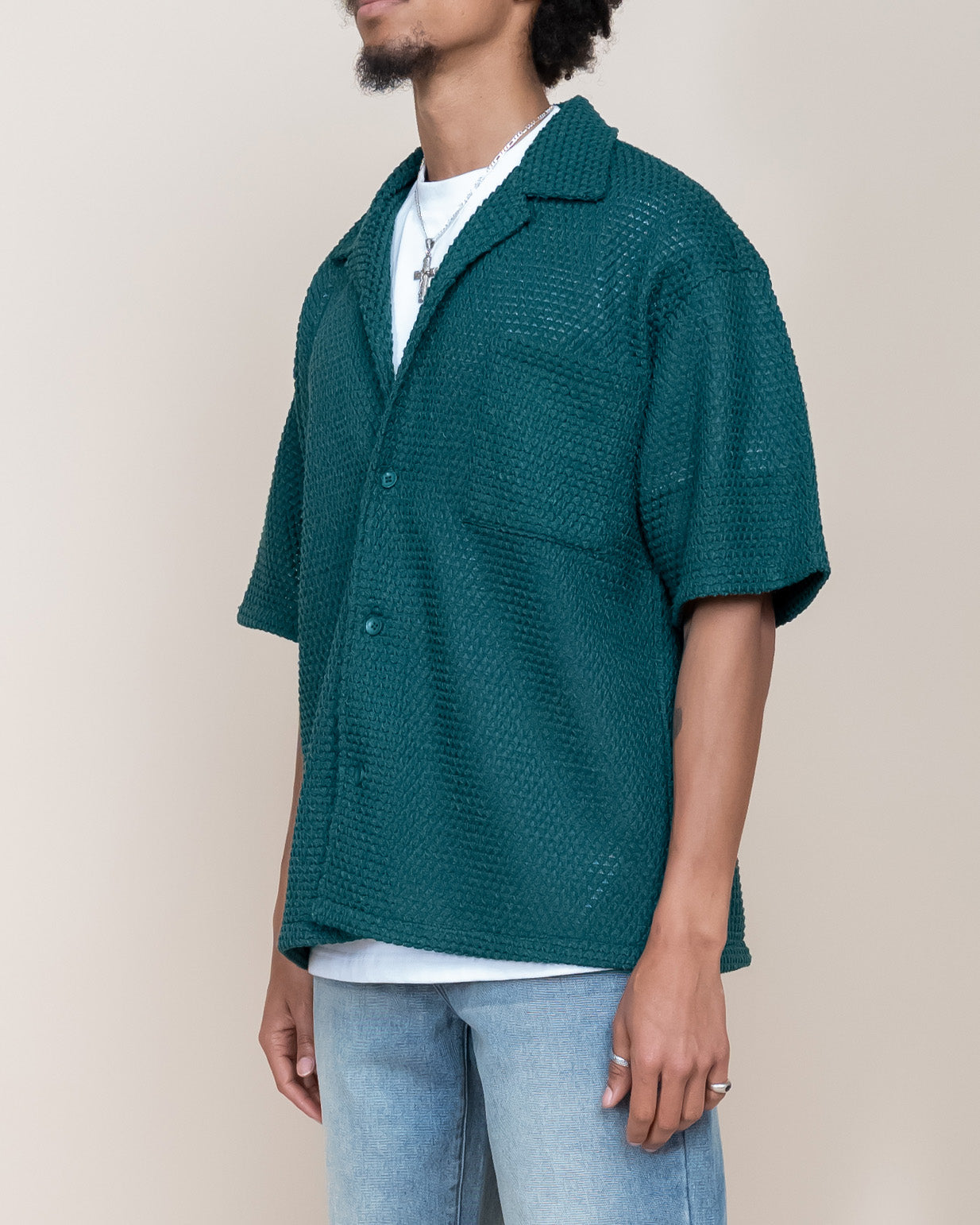 EPTM BUBBLE SHIRT - HUNTER GREEN