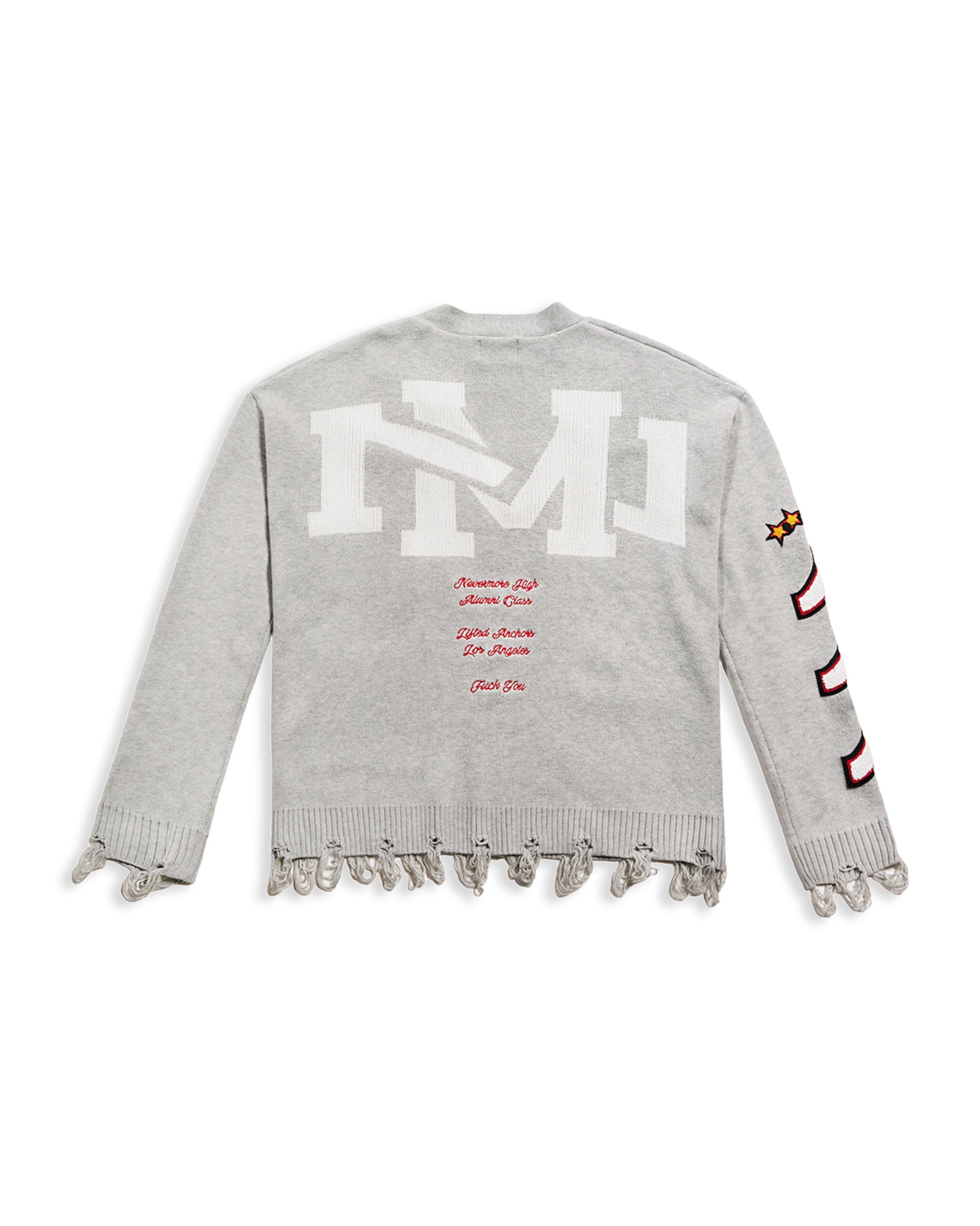 "Honors" Cardigan (Light Grey)