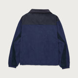 Color Block Full Zip - Navy