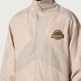 Color Block Full Zip - Tan