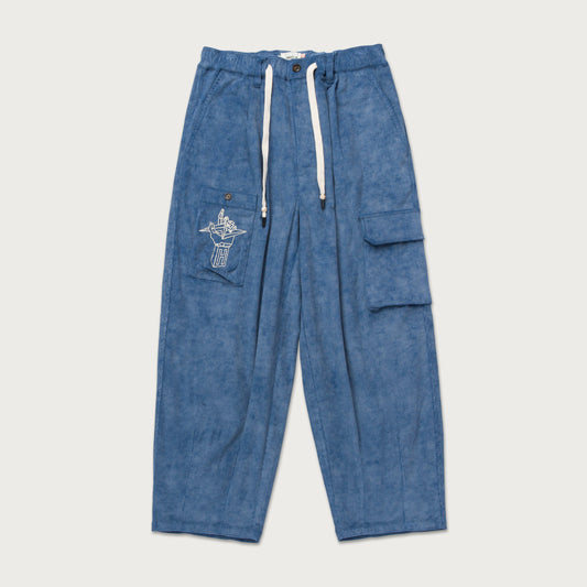 Corduroy Baggy Pant - Blue