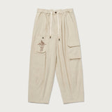 Corduroy Baggy Pant - Cream