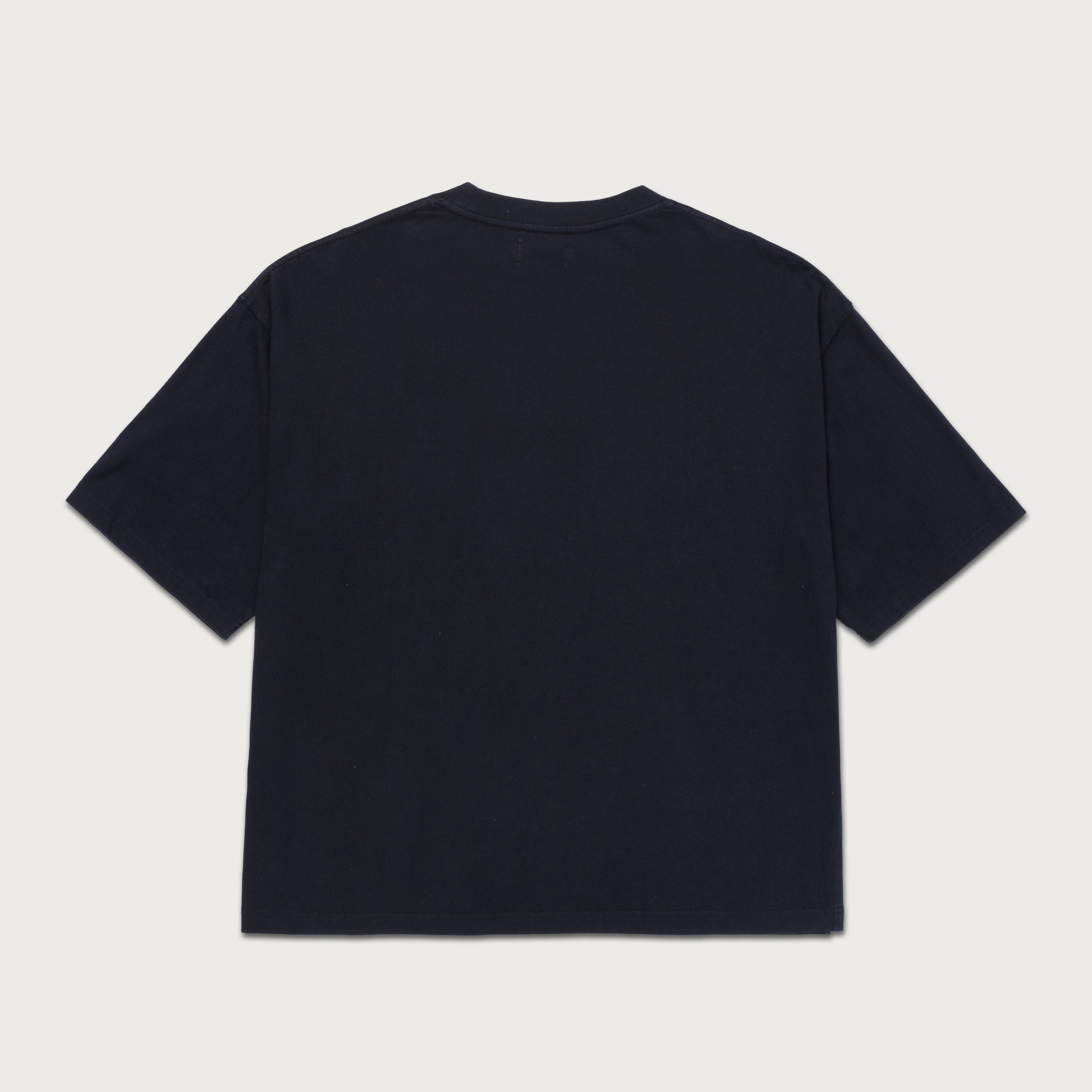 Crest Logo Box Tee - Black