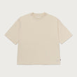 Crest Logo Box Tee - Cream