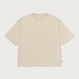 Crest Logo Box Tee - Cream