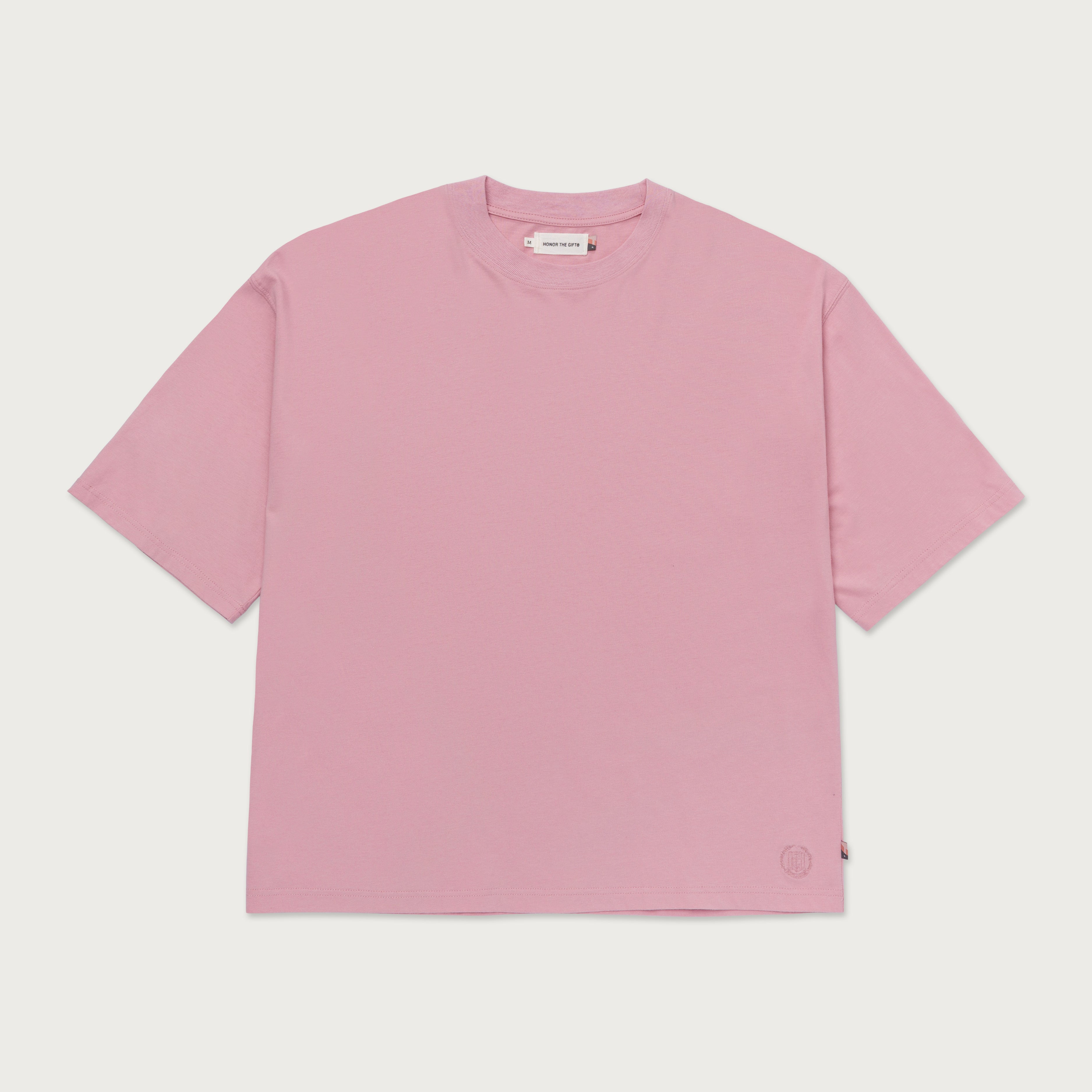 Crest Logo Box Tee - Pink