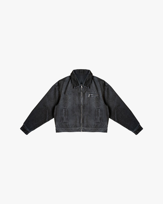 EPTM DENIM SHACKET - BLACK