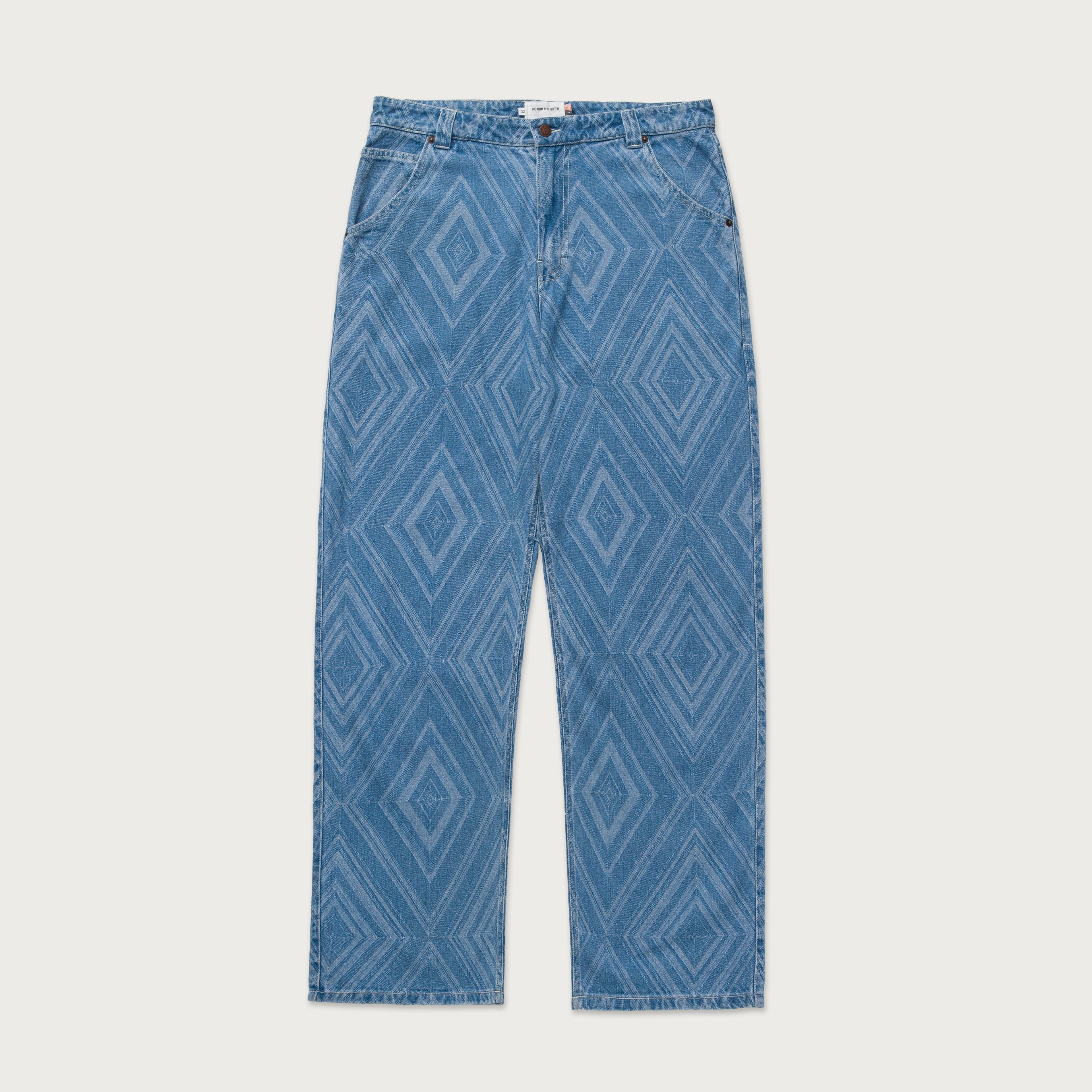 Diamond Denim Pant - Indigo