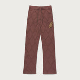 Diamond Knit Pant - Brown