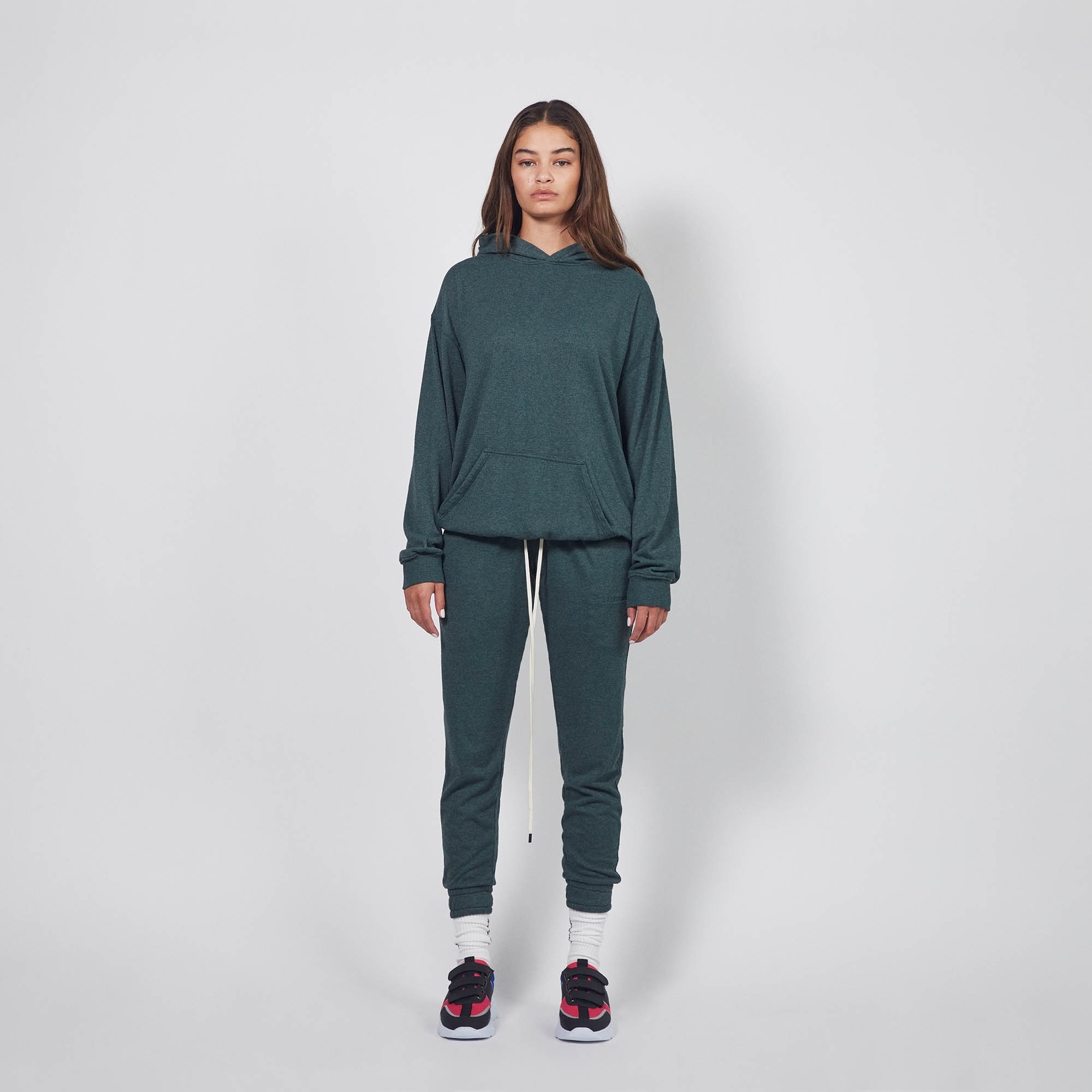 loop terry roaming sweatpants / hunter green