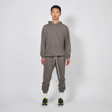 loop terry roaming sweatpants / washed olive heather