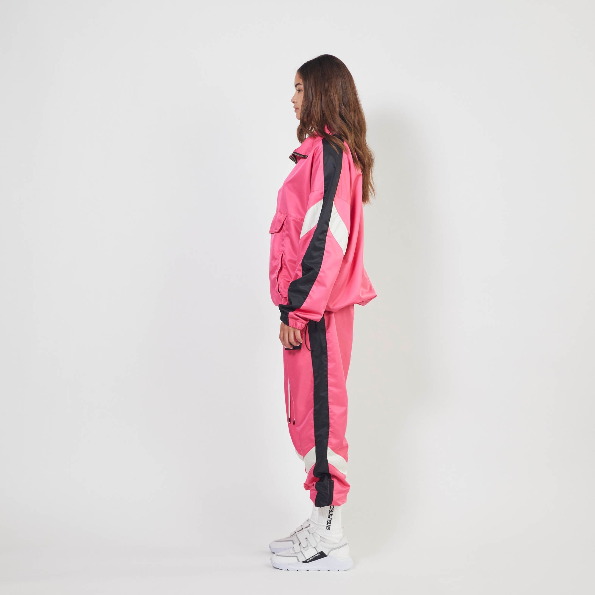 anorak 2.5 / wildflower pink + black + ivory