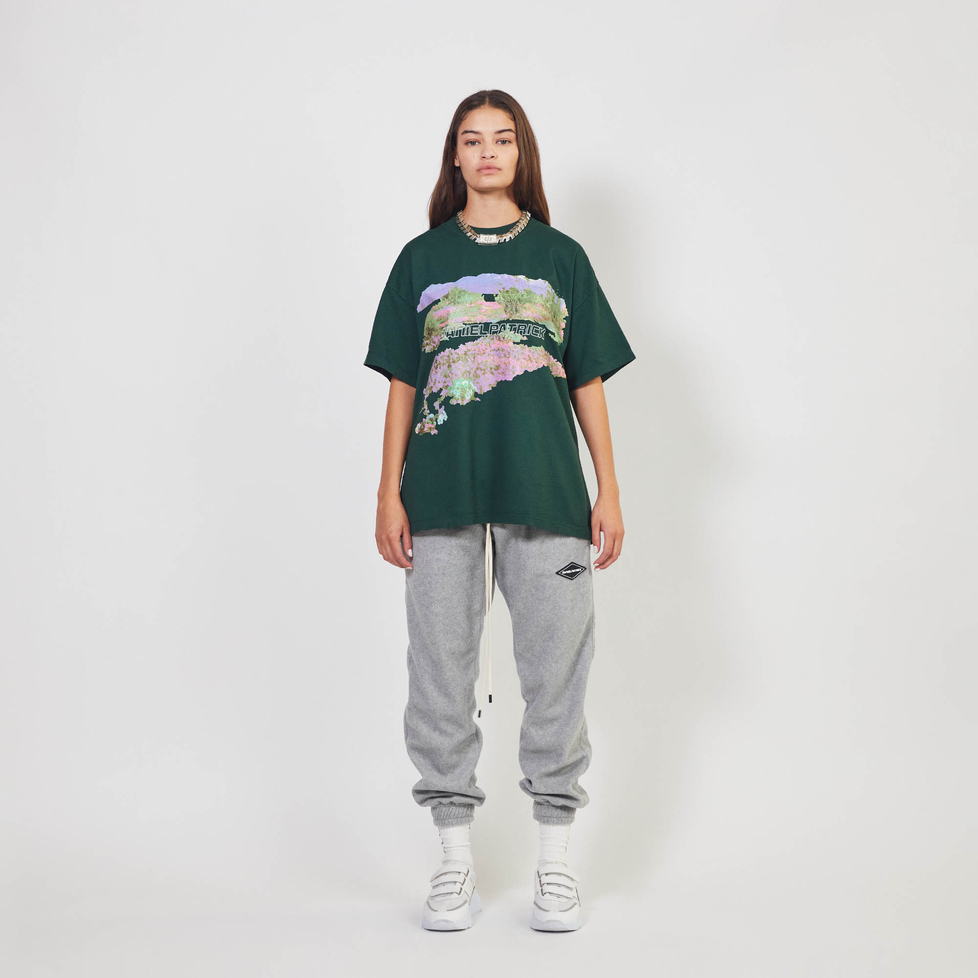 polar fleece roaming sweatpants / grey