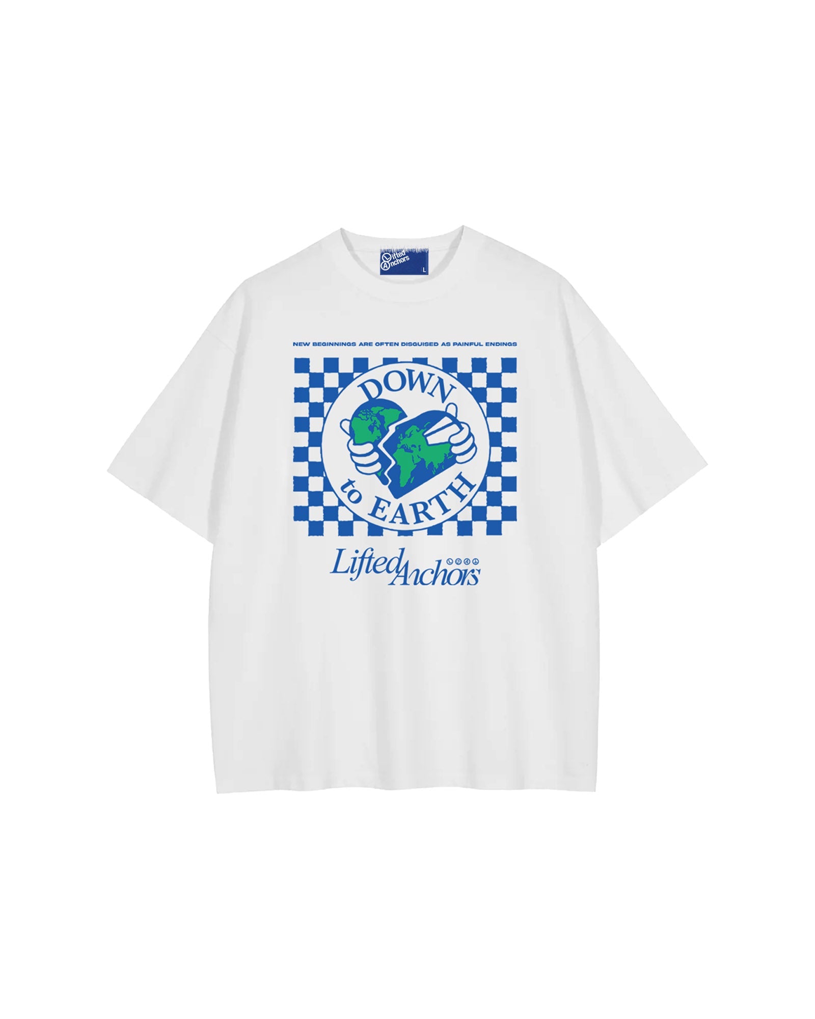 "Down To Earth" Tee (White)