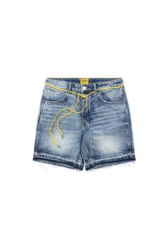 Denim Shorts - Washed Indigo