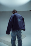 "Relly" Mohair Work Jacket (Navy/Mohair)