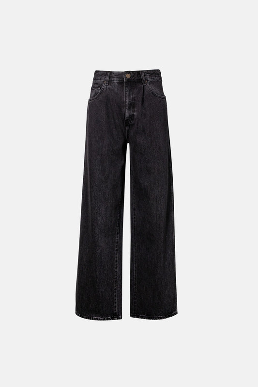 BAGGY PLEATED DENIM