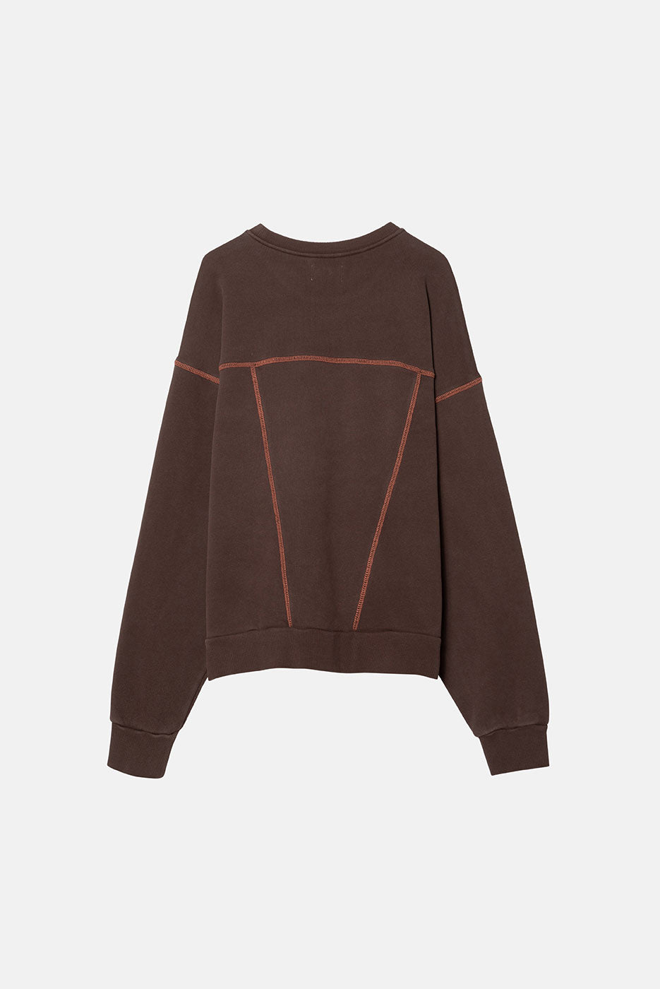 CONTRAST STITCH CREWNECK