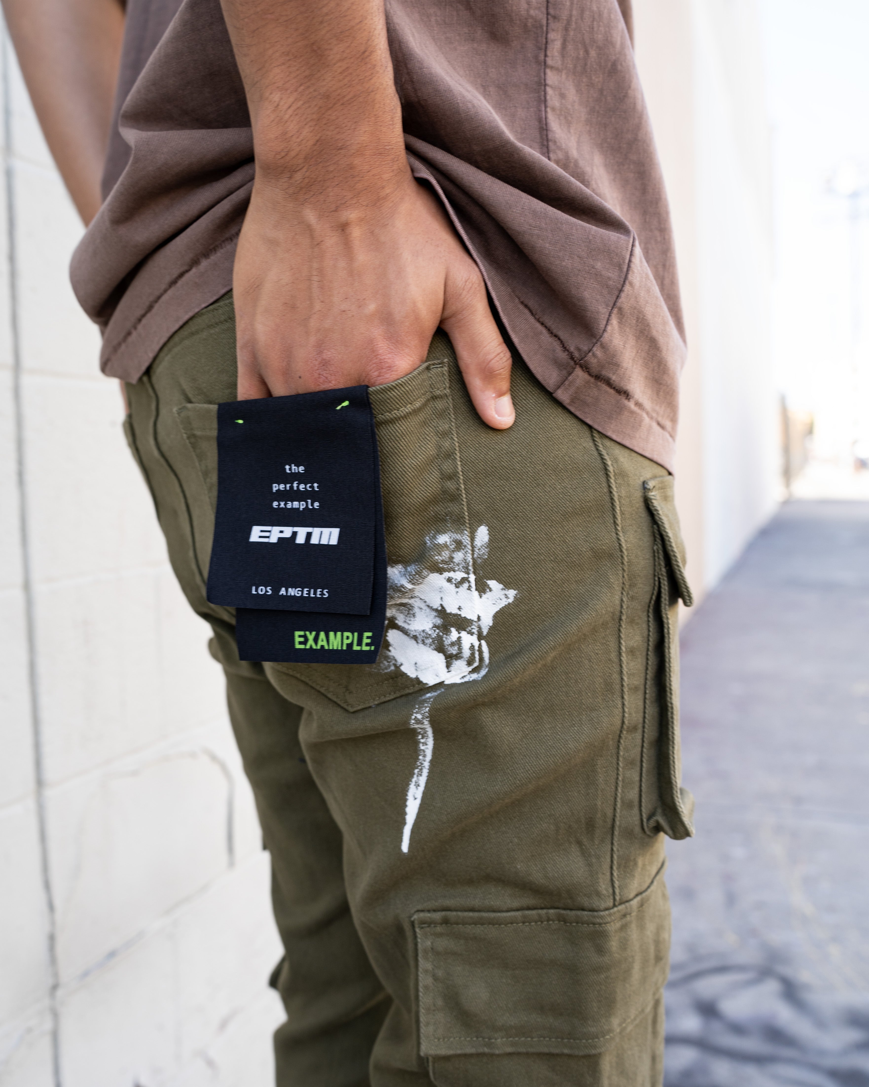 EPTM SNAP CARGO DENIM - OLIVE