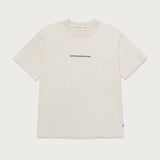 HTG Records Oval Logo Tee - Cream