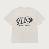 HTG Records Oval Logo Tee - Cream