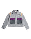 "Pegasus" Wool Teddy Jacket (Grey)