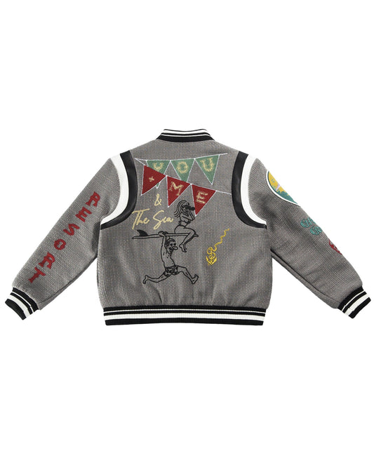 "Lovers" Surf Club Varsity Letterman Jacket (Shadow)