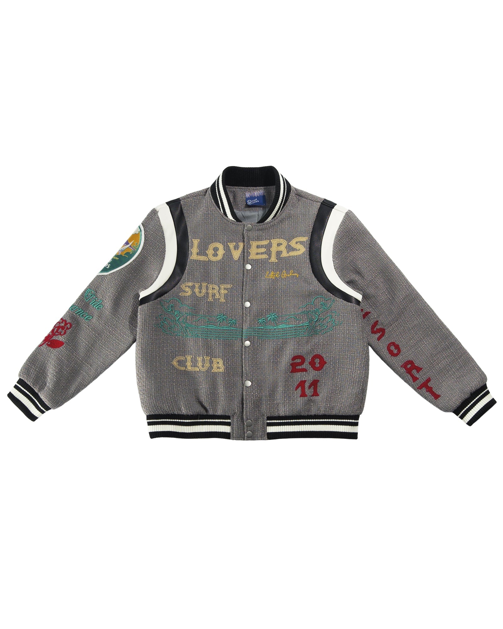 "Lovers" Surf Club Varsity Letterman Jacket (Shadow)