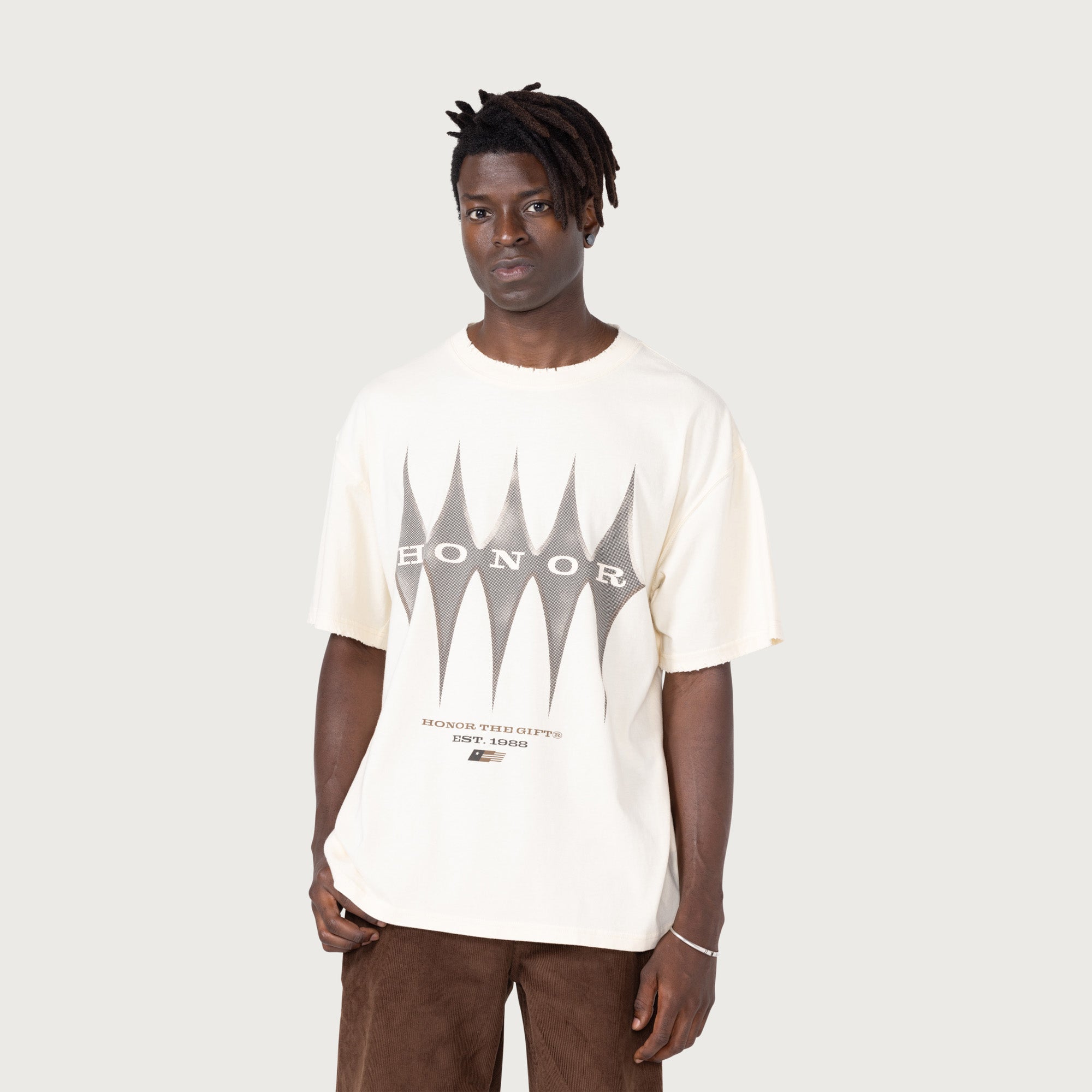 Diamonds T-Shirt - Bone