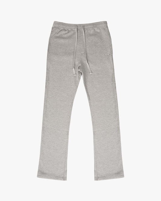 EPTM BIG N TALL THERMAL FLARE PANTS-HEATHER GRAY