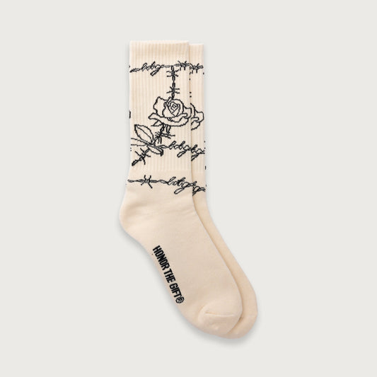 HTG® Rose Wire Sock - Bone