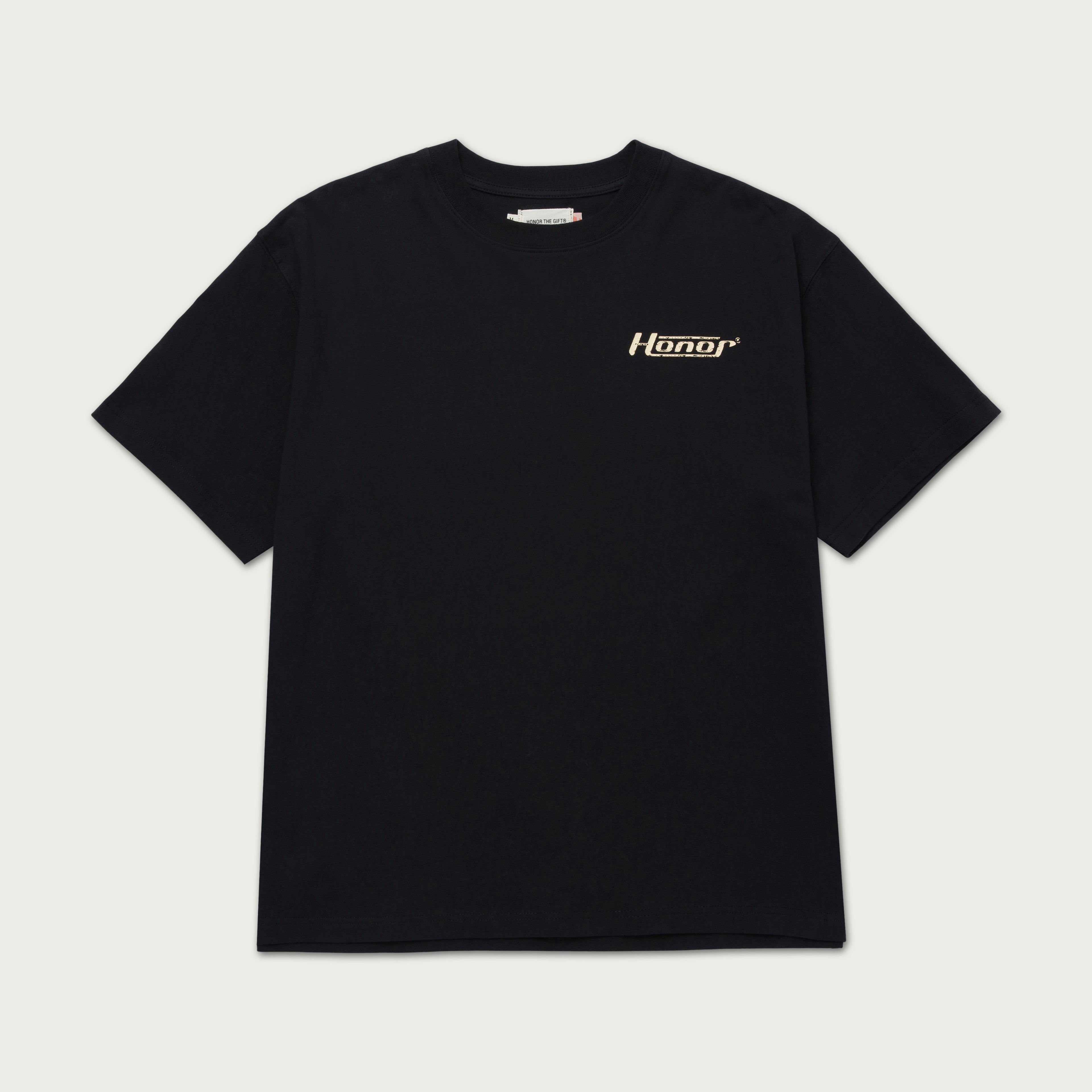 Honor Globe Logo Tee - Black