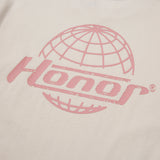 Honor Globe Logo Tee - Cream