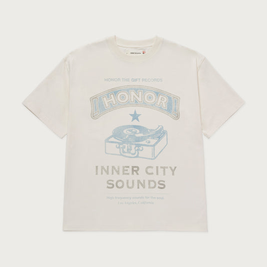 Honor Records Tee - Cream