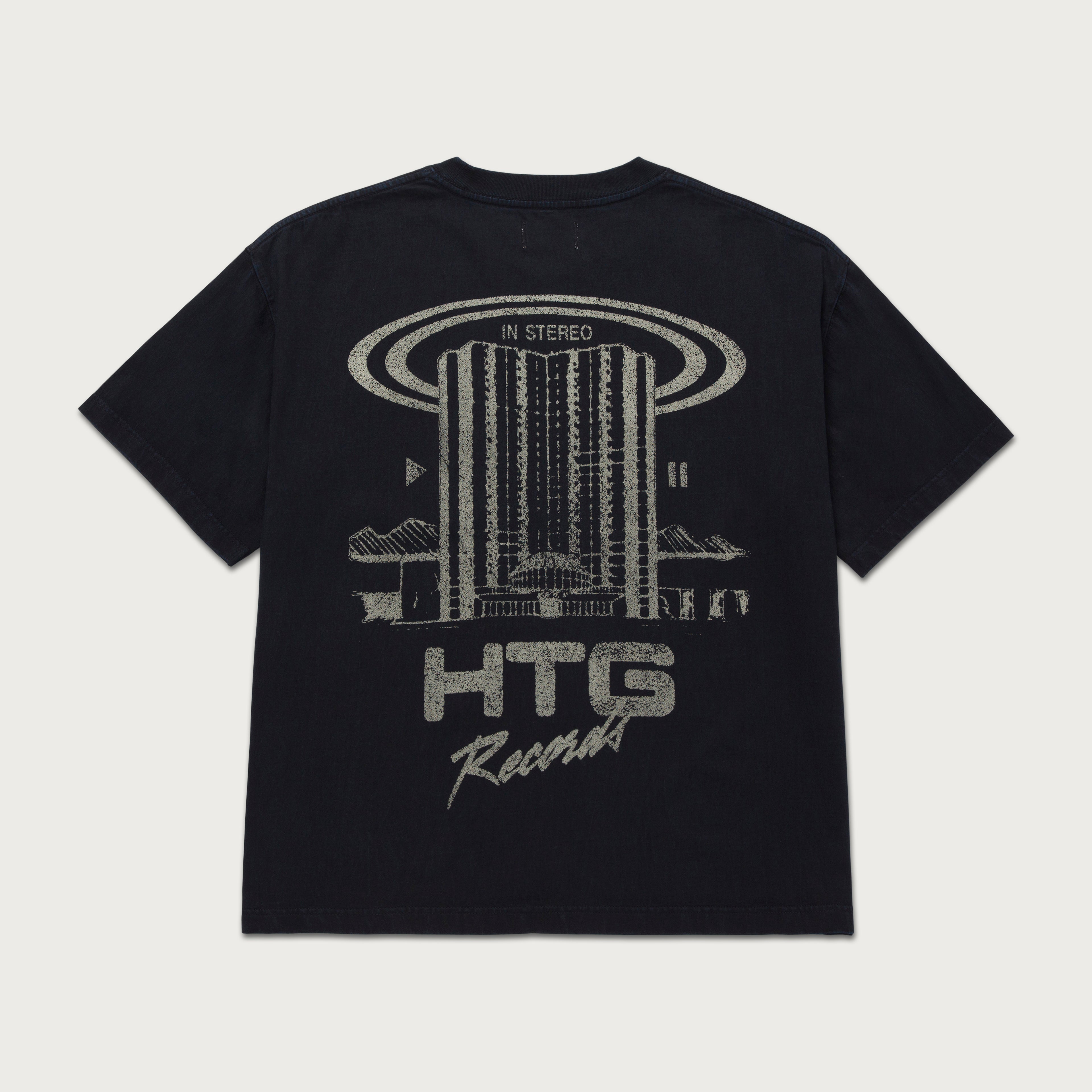 Htg Records Tee - Black