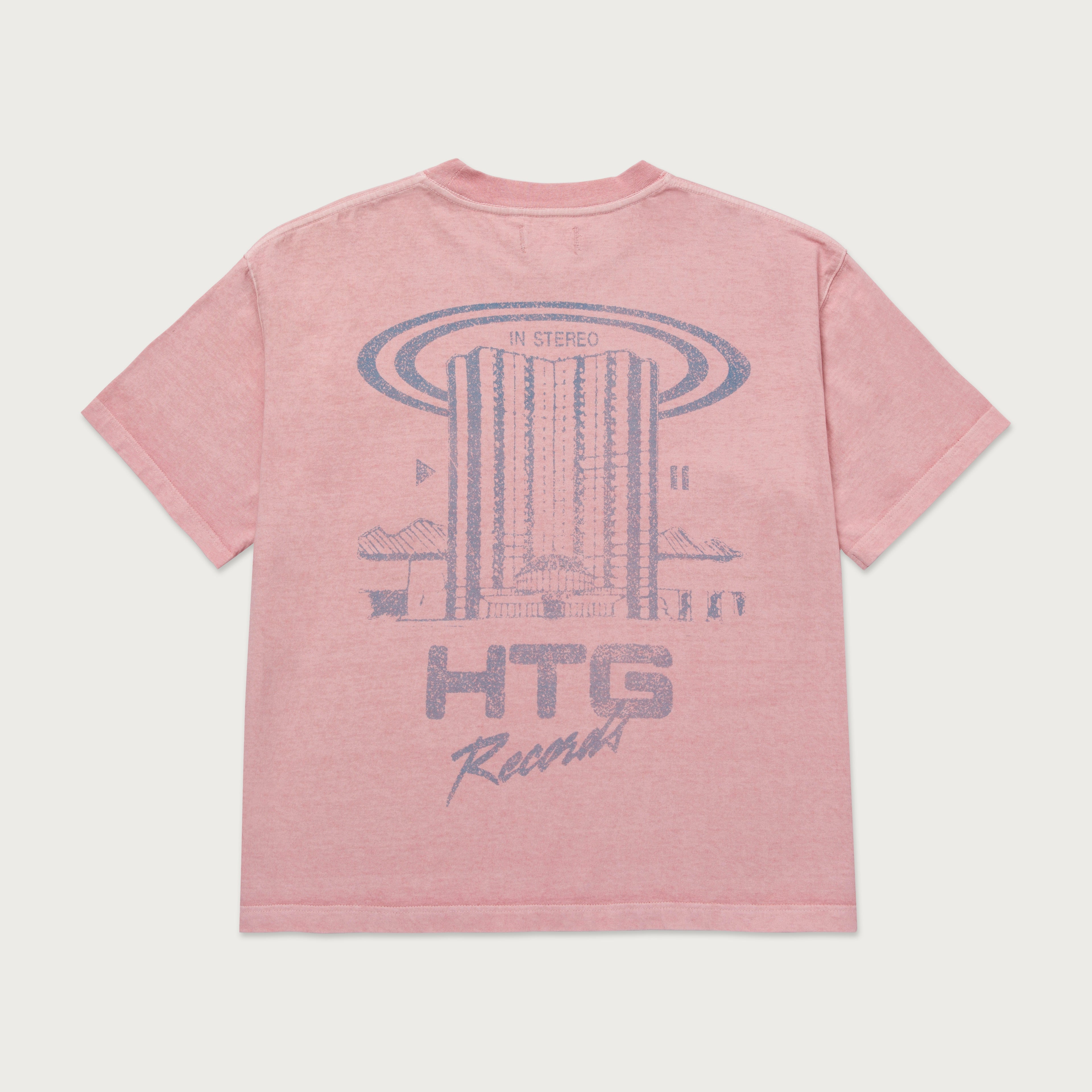 Htg Records Tee - Pink