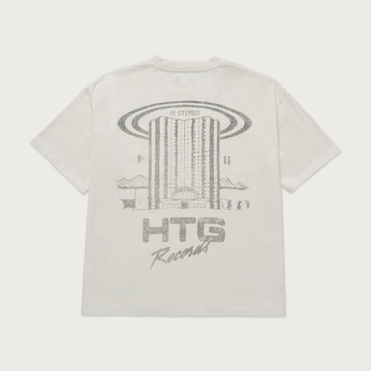 Htg Records Tee - White