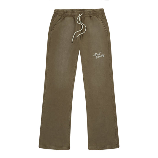 Signature Sun Faded Flare Sweatpant (Brown)