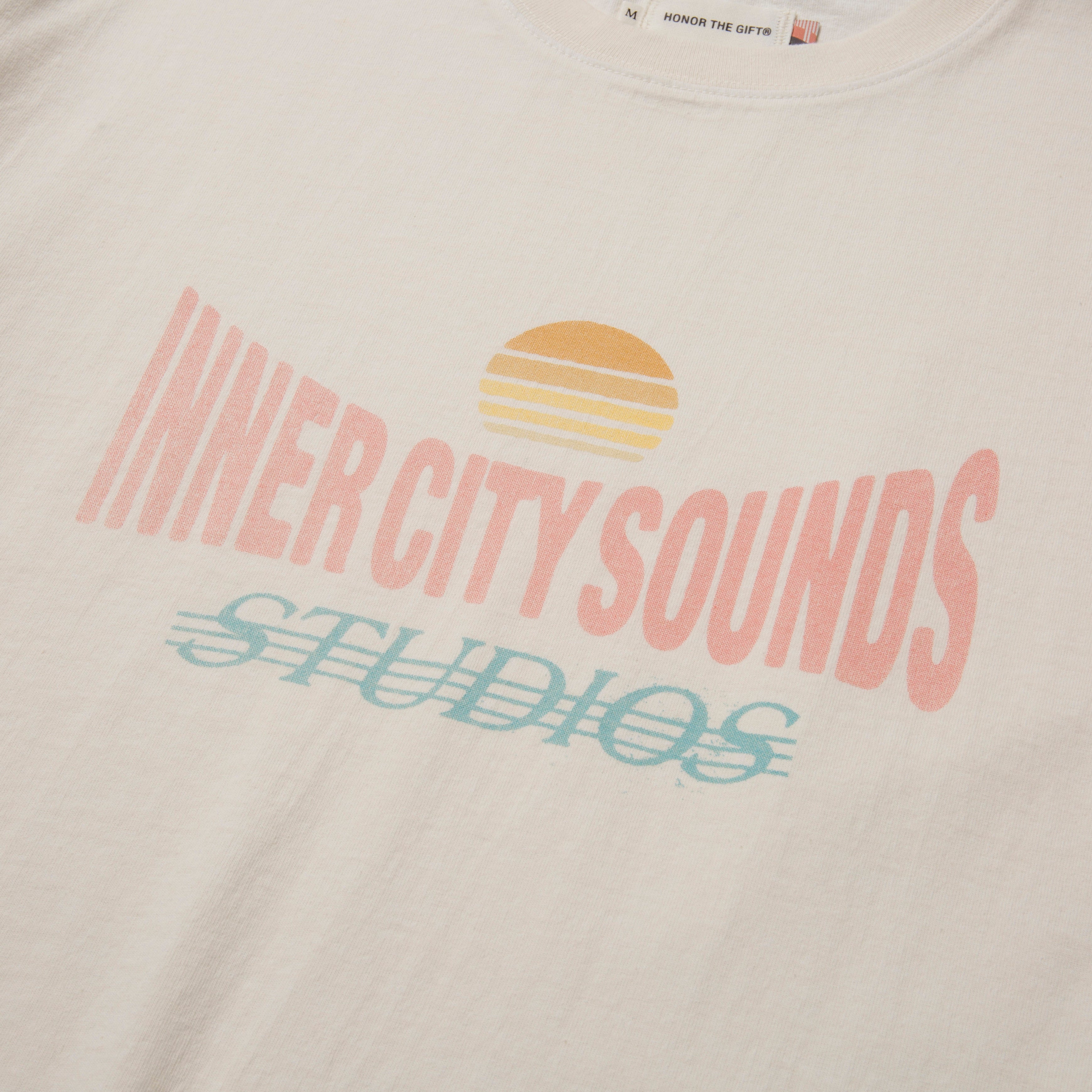 Inner City Sounds Tee - Cream