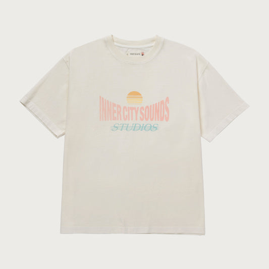 Inner City Sounds Tee - Cream