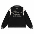 Vintage Pearl Embroidered Varsity Jacket