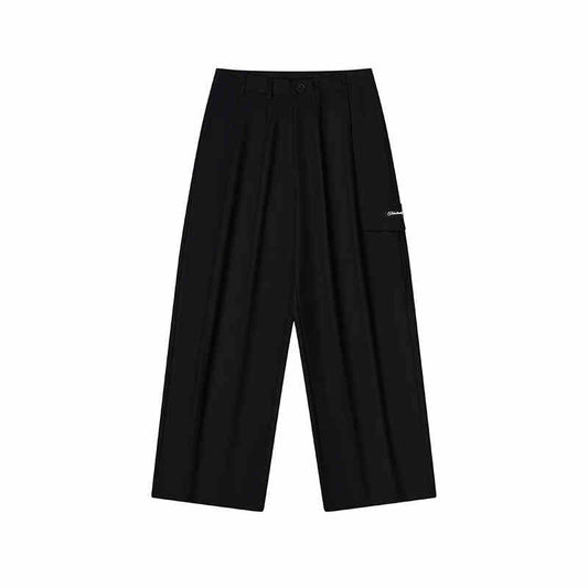 Pleated Wide-Leg Cleanfit Trousers