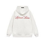 Cursive Embroidered Hoodie