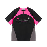 Cycling Half Zip Logo Tee