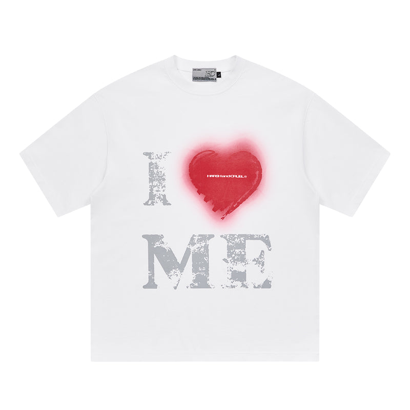 Heart Print Heavyweight Tee