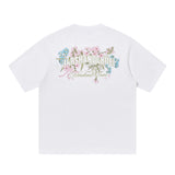 Blooming Flowers Embroidered Tee