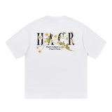 Street Floral Embroidery Tee