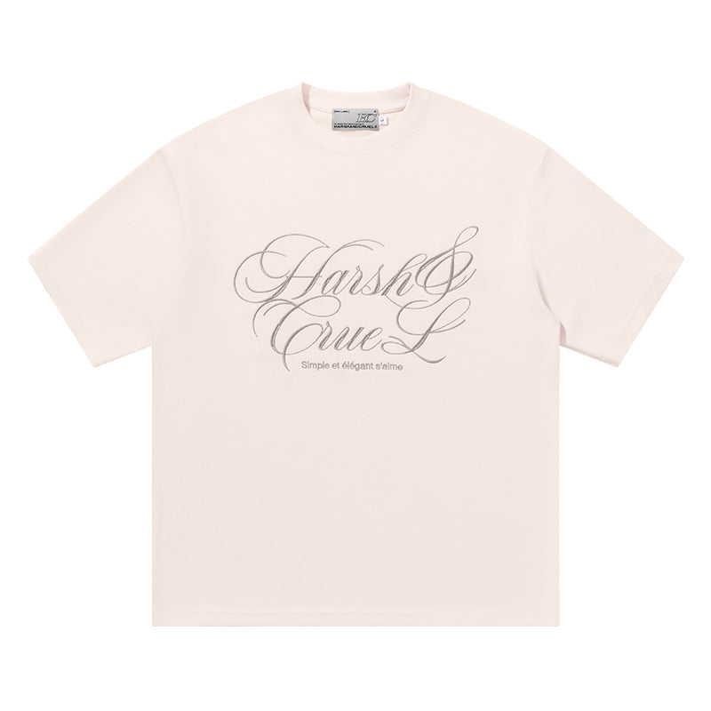 Cursive Logo Suede Tee